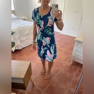 Tropical Print Nightgown
